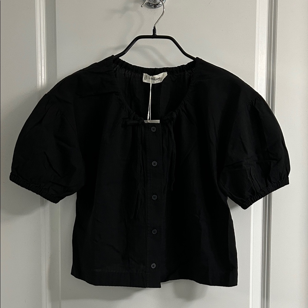 everlane - gauze button-up shirt